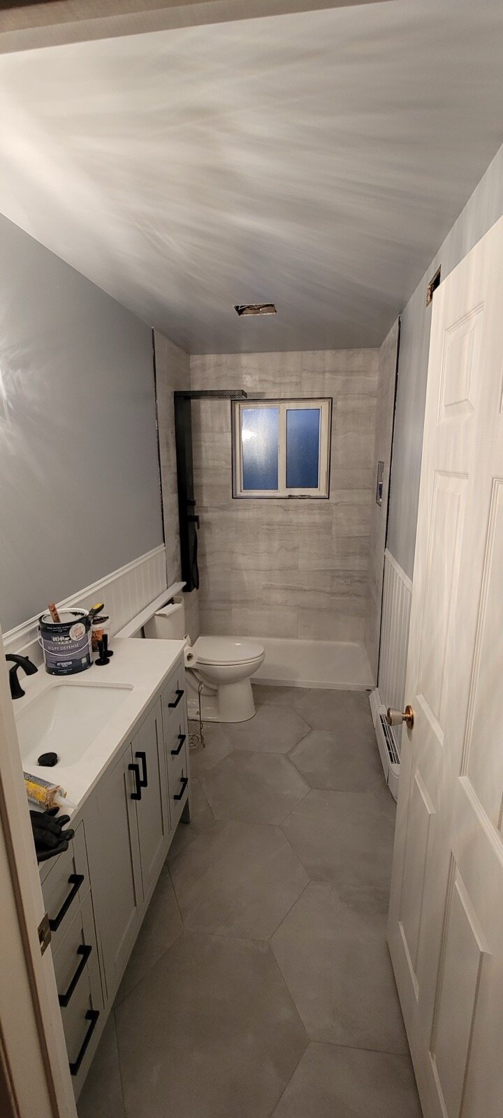 Transformation d’une salle de bain — Après