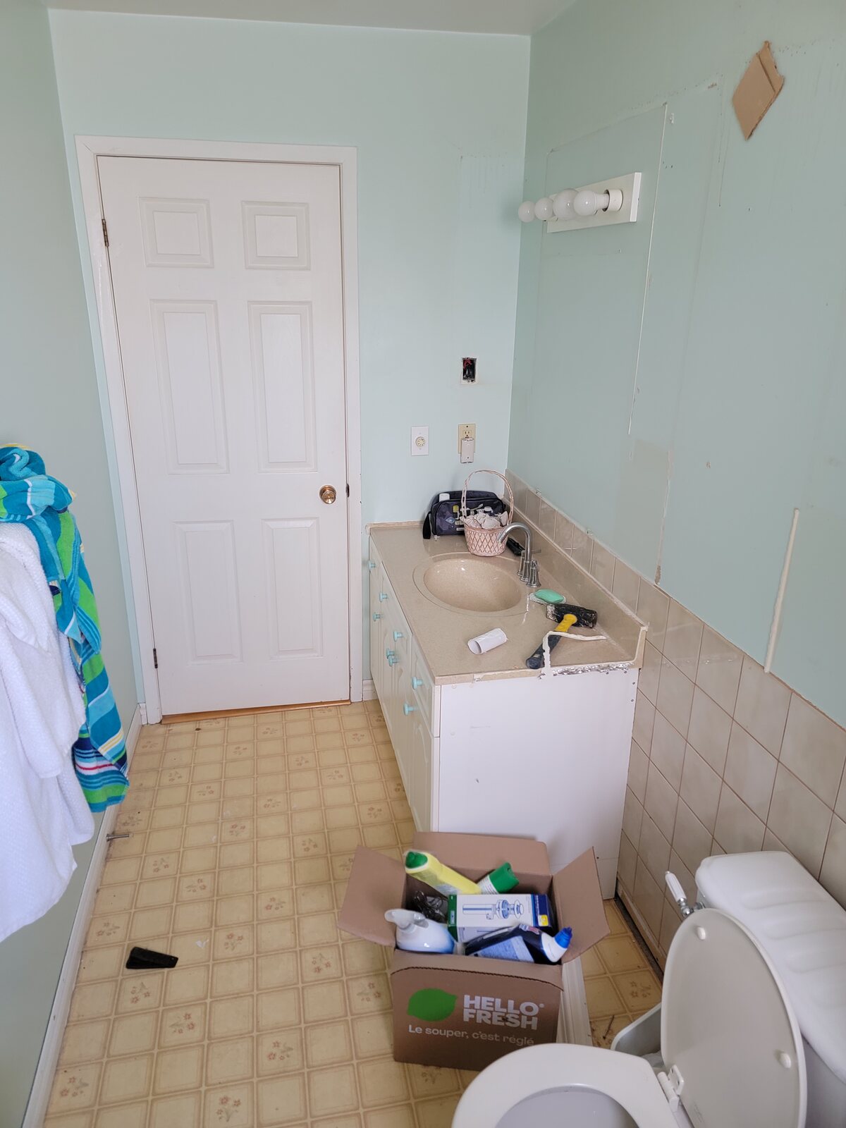 Transformation d’une salle de bain — Avant