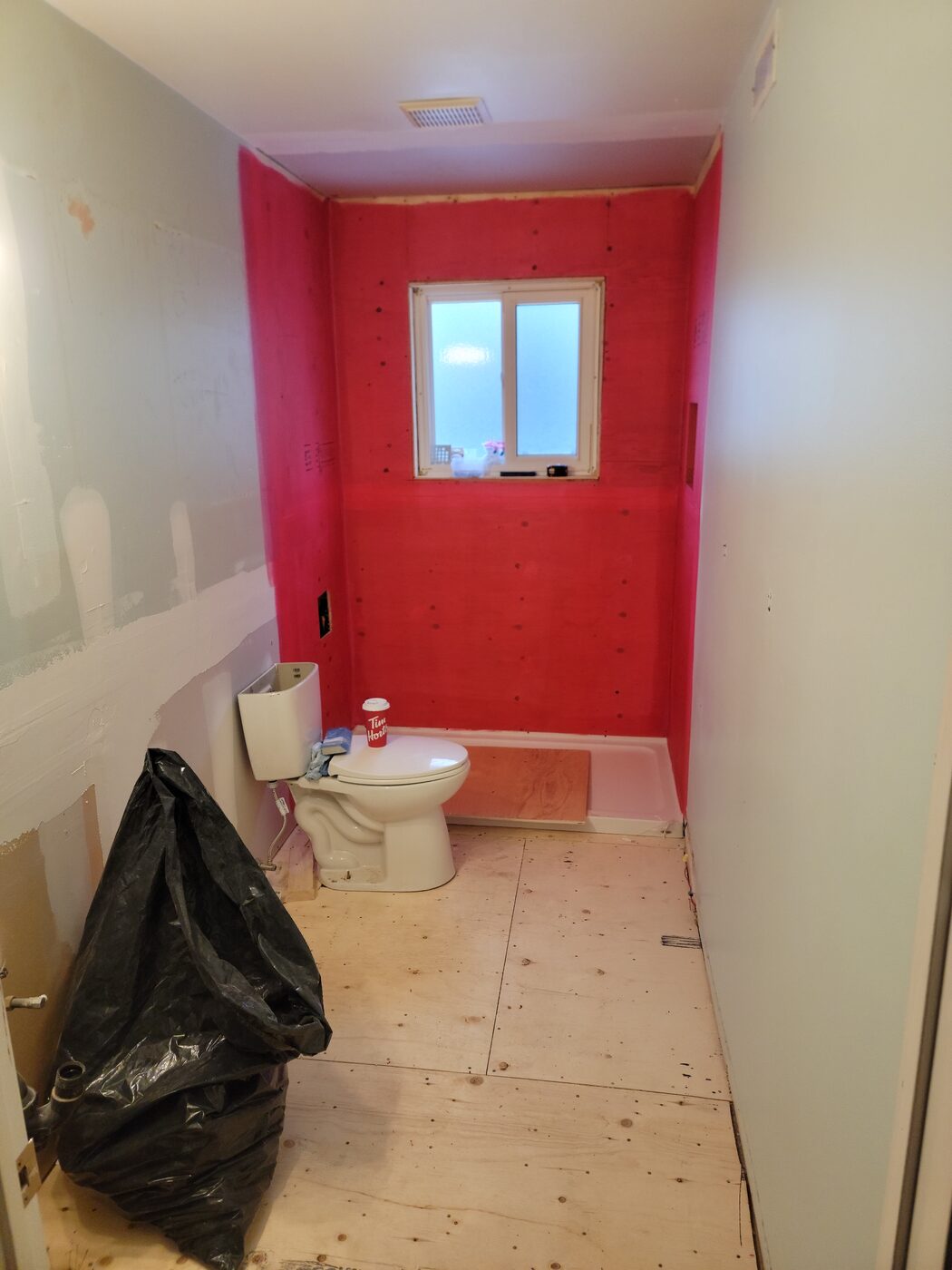 Transformation d’une salle de bain — Pendant